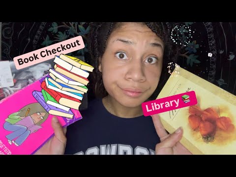 ASMR | Library Book Checkout (Brock)