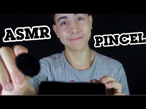 IMPOSSÍVEL não dormir com PINCEL na tela e no microfone (ASMR NO TALKING BINAURAL)