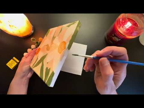 Painting While Discussing Randy Travis' New Song and AI in Music ~ Soft Spoken ASMR for Sleep