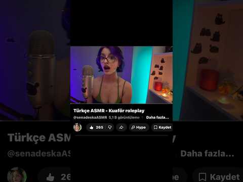 Kuaför ASMR #asmr #mouthwhisper #türkçeasmr #visualtingle #youtube #youtubeshorts