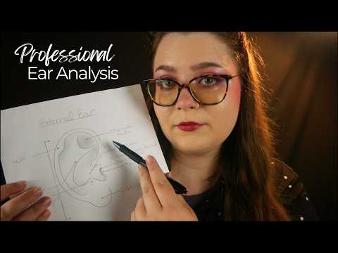 Professional Ear Analysis (Ear Measuring, Indication Trigger) 🌙 ASMR Personal Attention RP