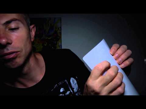 ASMR Short Session of Tapping Sounds - White Balance Card - 5 Minute