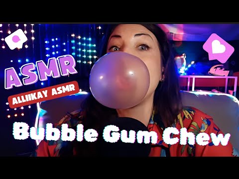 ASMR gum bubbles