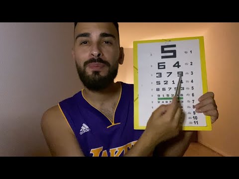 ASMR | TEST DES 5 SENS (Examen crânien)
