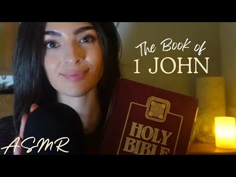 Fall Asleep To The Bible| The Book of 1 John| Relaxing Christian Bible Reading ASMR