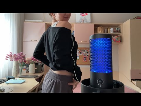 АСМР эффект ожидания)) скретчинг по одежде, триггеры, звуки рук и рта! ^_^
