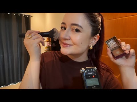 ASMR: ME MAQUIANDO E FOFOCANDO 🌸