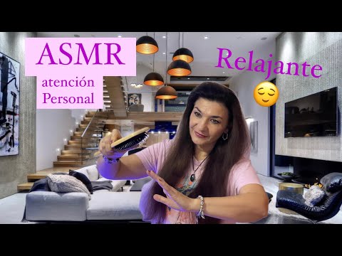 ASMR 💕 Tu amiga te corta ✂ el cabello y te masajea la cabeza 😊 Atención personal/ MUY RELAJANTE 🔊🎧