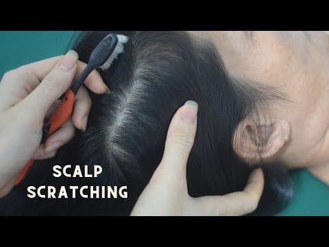 ASMR Nape Tingles, Scalp Scratch No Talking With Toothbrush For Relieve Stress And Unwind