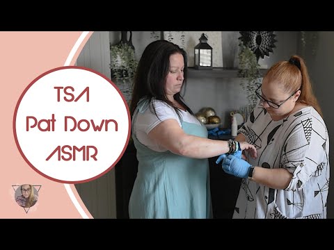 * ASMR * TSA Pat Down / REAL PERSON / Bag check / Airport Security Checkup / Unintentional /