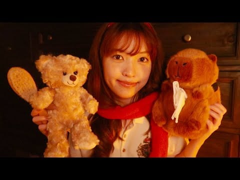 ASMR 🕯️🧸 Comforting You During Seasonal Depression (wiping tears, lots of hair brushing, whispers)