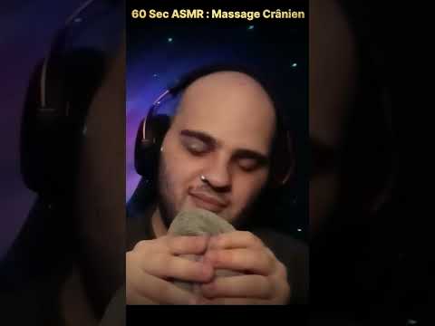 60 Sec ASMR Massage Crânien  #asmr #sleep