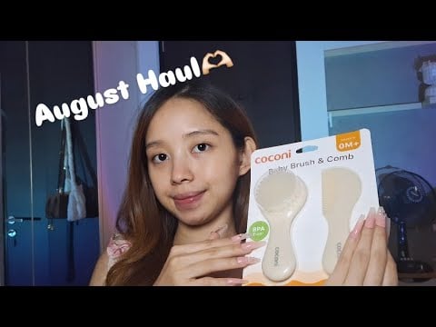 ASMR August Haul 🤍 Baby Items, Beauty Products & Satisfying Sounds