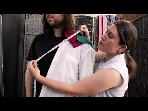Getting a Perfectly Fitted Suit | Measuring, Color Analysis, Fabric Sounds [ASMR]
