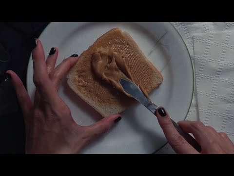 ASMR Making Sandwich No Talking W/Plastic Crinkle