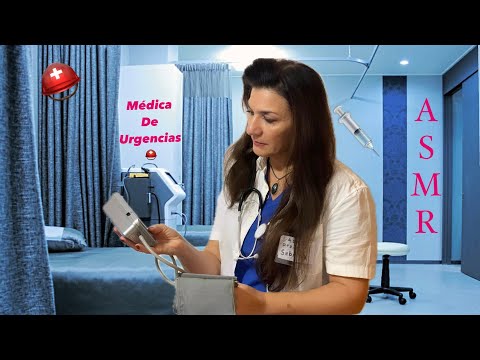 ASMR MÉDICA DE URGENCIAS / TE CURA TUS HERIDAS 💉🩹/ ROLEPLAY RELAJANTE 🎧🔊