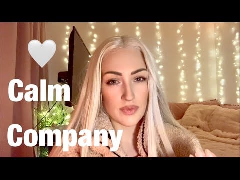 Let’s ride out our anxiety together tonight 🤍🤍 ASMR comfort and relaxation 🫧 