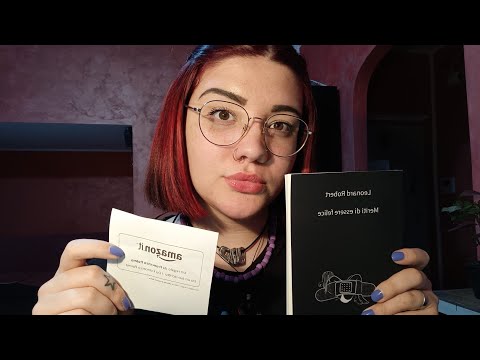 IO LEGGO, TU ADDORMENTATI (pure whispering and inaudible) 2° REGALINO DALLA WISHLIST 😴😍💜 | ASMR ITA