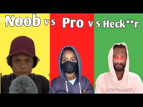 ASMR Noob Vs Pro Vs Heck***r