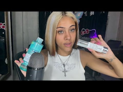 ASMR CUIDADO FACIAL (tips para no tener poros abiertos)
