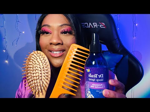 ASMR| Big Sis Pampers And Comforts You To  Sleep(Hair-play, Scalp Massage+)