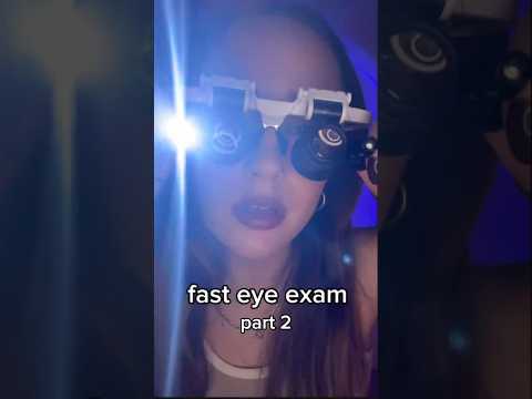 part 2 eye exam 👀🔦 #fastandaggressiveasmr #fastasmr #asmr #asmrsounds #eyeexam #lighttriggers