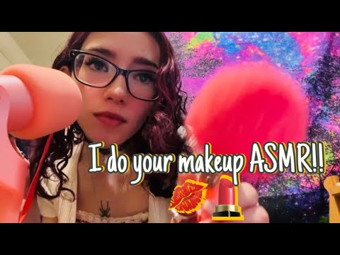 ASMR I Do Your Makeup💄| Tingly Mouth Sounds