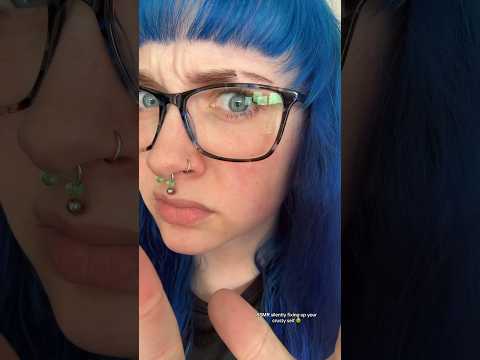 ASMR silently fixing you up🤢full on✅⏰ #asmrnotalking #shorts #asmrpersonalattention #asmr
