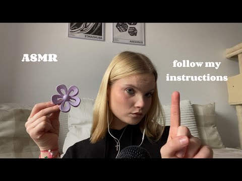 ASMR follow my instructions 🌸🍄