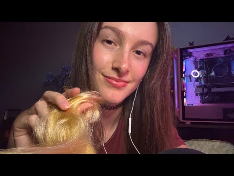 asmr obsessed girl plays with your hair... (she’s kinda mean??)