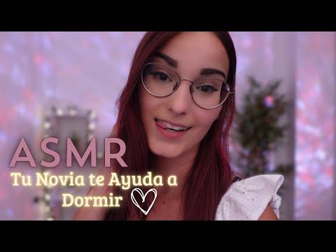 ASMR Roleplay tu NOVIA te Ayuda a Dormir en una NOCHE de LLUVIA | ASMR en ESPAÑOL ❤️​