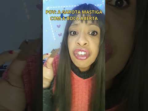 MASTIGAR COM A BOCA ABERTA NÃO DÁ NÉ KKKK #youtube #asmr #pov #shorts #shortvideo #shortsvideo