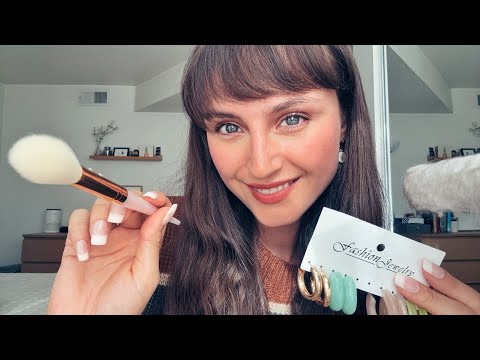 Lofi ASMR ~ Random Trigger Assortment & Exciting Life Updates (gum chewing, tapping, whispering)