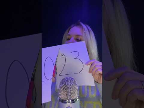 ASMR FR / Bye bye 2023 #asmrfr #shortsasmr #asmr