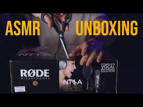 【4K】ASMR - Unboxing The Worlds Quietest Studio Mic - RODE NT1