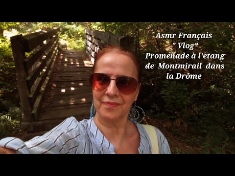 #Asmr Français #Vlog Promenade à l'etang de "Montmirail"  avec Jean-yves et mes toutous.