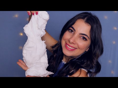 ASMR RELAXANDO COM BARULHOS DE NUVEM FOFA ☁️  - Sweet Carol