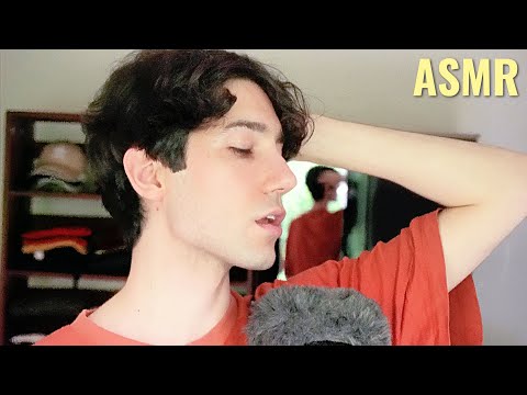 ASMR Male Wet Inaudible Whisper and Mic Touching 💦