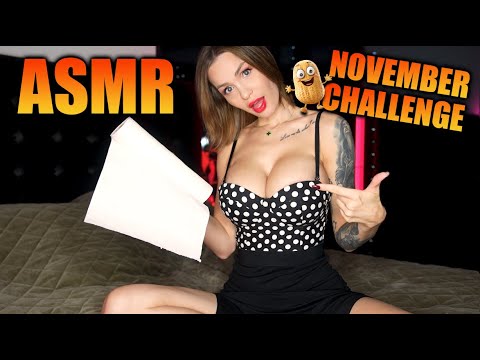 ASMR NOVEMBER tingles CHALLENGE🥜 deutsches Flüstern Schaffst du es durchzuhalten?