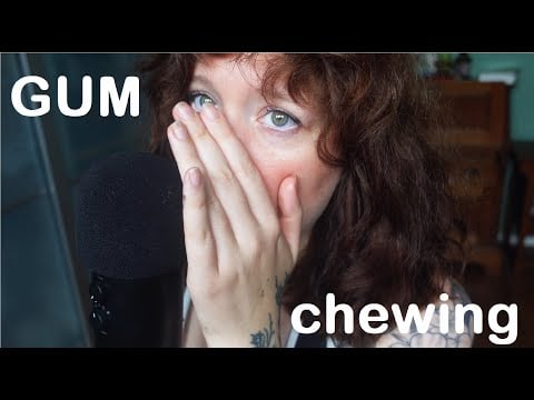 ASMR gum chewing and no talking ( intense sticky mouth sounds for perfect sleep)