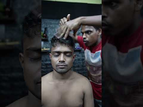 Strong Wrist Barber's Deep Head Massage ASMR: Tension Gone in Minutes! #shorts