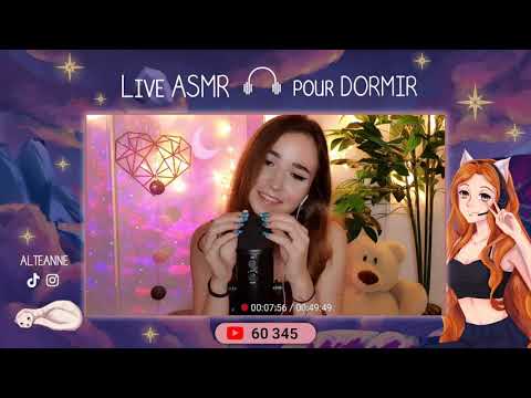 ASMR Live 🔴 Je vous endors (60k 🎉)