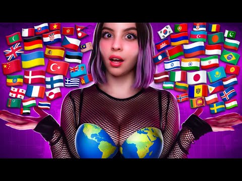 ASMR in 100 languages🌎Whispering In YOUR Language😳АСМР