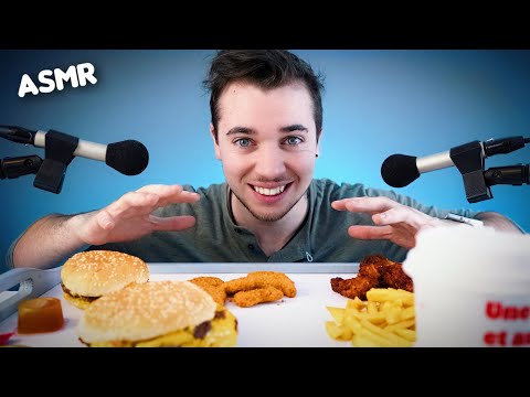 ASMR : BRUIT DE BOUCHE DÉGUSTATION BURGER KING ￼