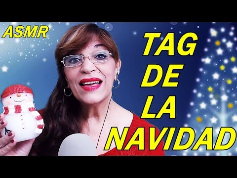 ASMR TAG DE DICIEMBRE/NAVIDAD🌲TAG OF DECEMBER/CHRISTMAS