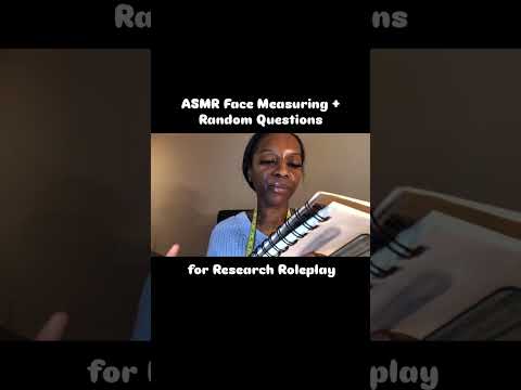 ASMR Measuring Your Face for Research Roleplay #personalattention #softspeaking