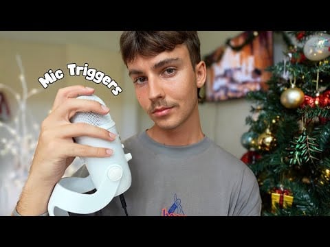 ASMR Fast Mic Squeezing & Grasping (with Mouth Sounds)
