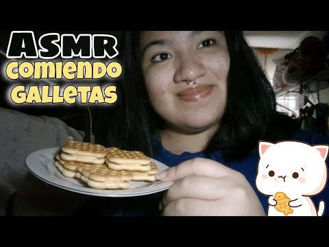 Asmr COMIENDO galletas y platicando un poquito