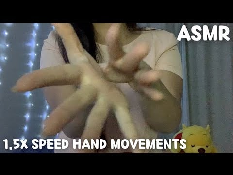 lofi asmr | fastest hand sounds + hand visuals (1.5X SPEED) no talking