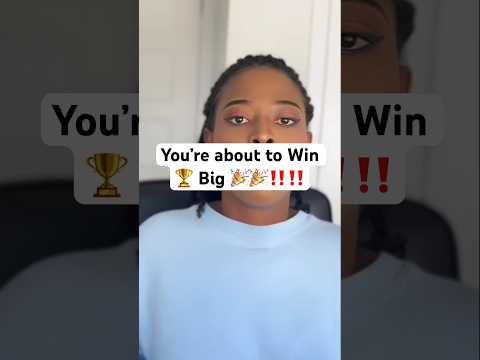 You’re about to Win Big #shorts #encouragement